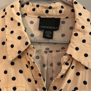 Cynthia Rowley polka dot Blouse